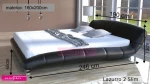 Zobacz zdjęcie Łóżko Lazurro-2 Slim z materacem