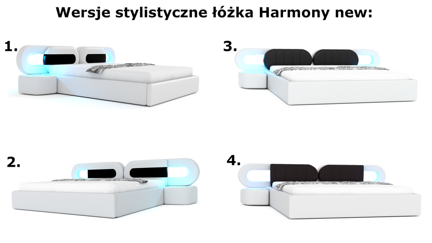 łóżko do sypialni harmony