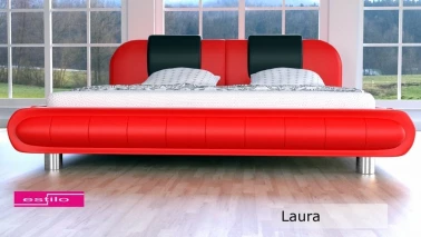 Łóżko do sypialni Laura skóra naturalna 200x200