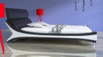 Łóżko do sypialni REBEL - tkanina