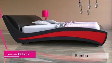Łóżko do sypialni Samba - tkanina