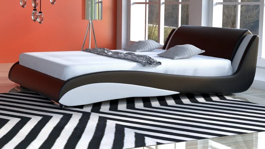 Łóżko do sypialni Stilo-2 Lux Standard + led rgb