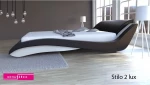 Łóżko do sypialni Stilo-2 Lux tkanina 140x200