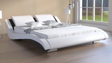 Komplet łóżko do sypialni Stilo-2 z materacem Fitness Cosmo