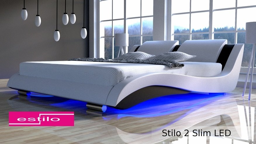 Zestaw led RGB z pilotem do każdego modelu łóżka multikolor