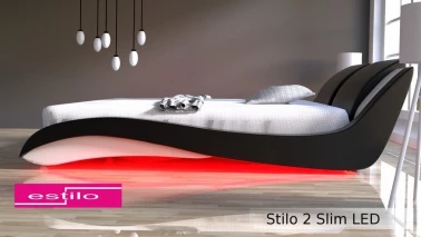 Łóżko do sypialni Stilo-2 Slim LED RgB multikolor