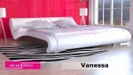 Łóżko sypialniane Vanessa velur