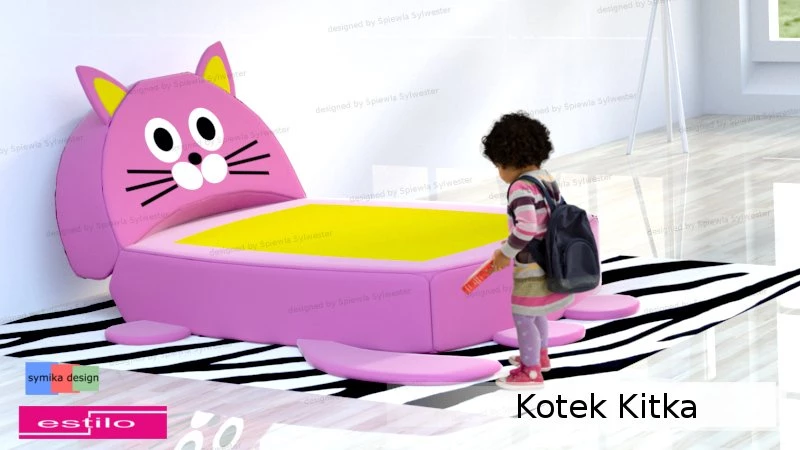 Łóżko dziecięce Kotek Kitka