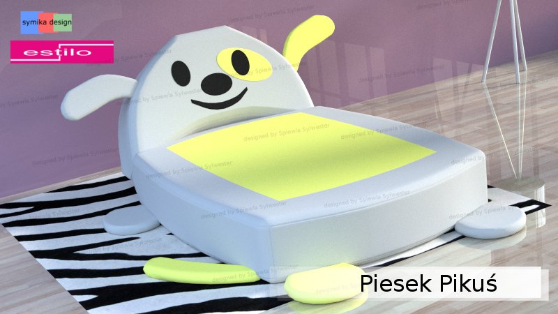 Łóżko dziecięce Piesek Pikuś
