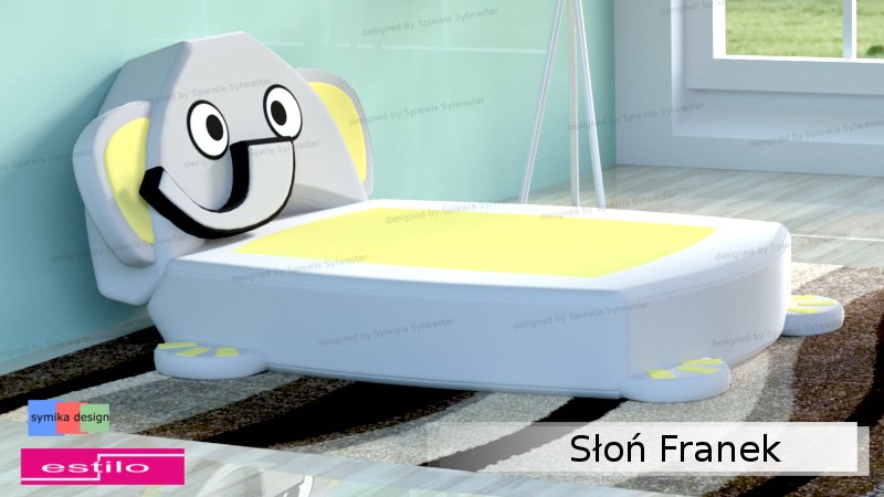 Łóżko dziecięce Słonik Franek