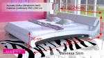 Zobacz zdjęcie Komplet łóżko Vanessa Slim z materacem