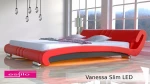 Zobacz zdjęcie Łóżko tapicerowane led Vanessa Slim 
