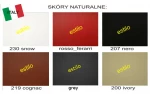 Zobacz zdjęcie Łóżko tapicerowane Stilo skóra naturalna 140x200