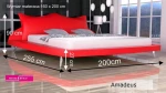 Łóżko tapicerowane Amadeus 160x200