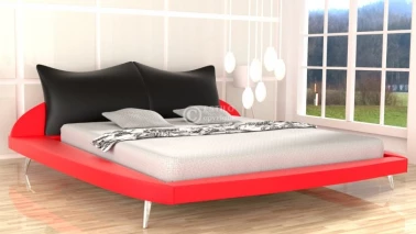 Łóżko tapicerowane Amadeus 160x200 - tkanina