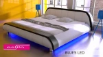 Zobacz zdjęcie Łóżko tapicerowane led Blues 