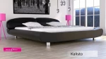 Zobacz zdjęcie Łóżko tapicerowane Kalisto skóra naturalna 160x200