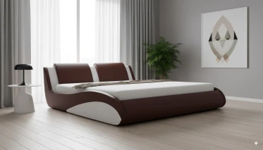 Łóżko z pojemnikiem i materacem Stilo-2 Standard 