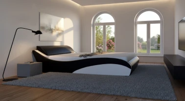 Łóżko z pojemnikiem Stilo-2 Lux Premium tkanina