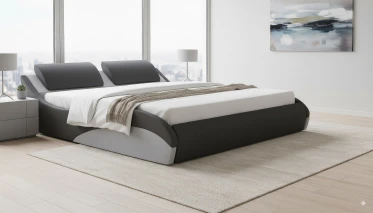 Łóżko z pojemnikiem i materacem Stilo-2 Premium 