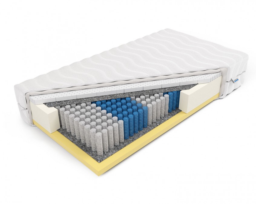 Materac multipocket z memory i lateksem Tetyda