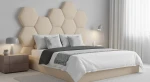 Zobacz zdjęcie Novia25 łóżko tapicerowane do sypialni tkanina