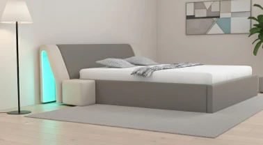 Novia6 łóżko tapicerowane do sypialni 