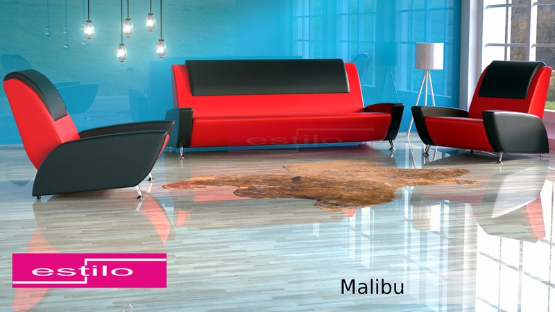 Zestaw wypoczynkowy Malibu - skóra ekologiczna